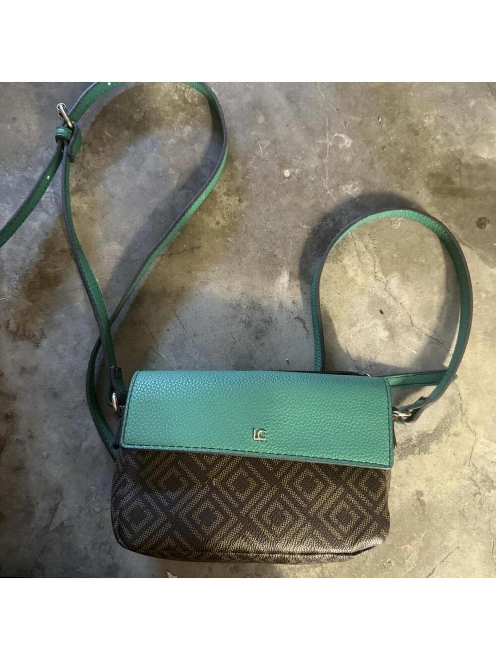 Liz Claiborne Women's Ariel Crossbody Bag in Green